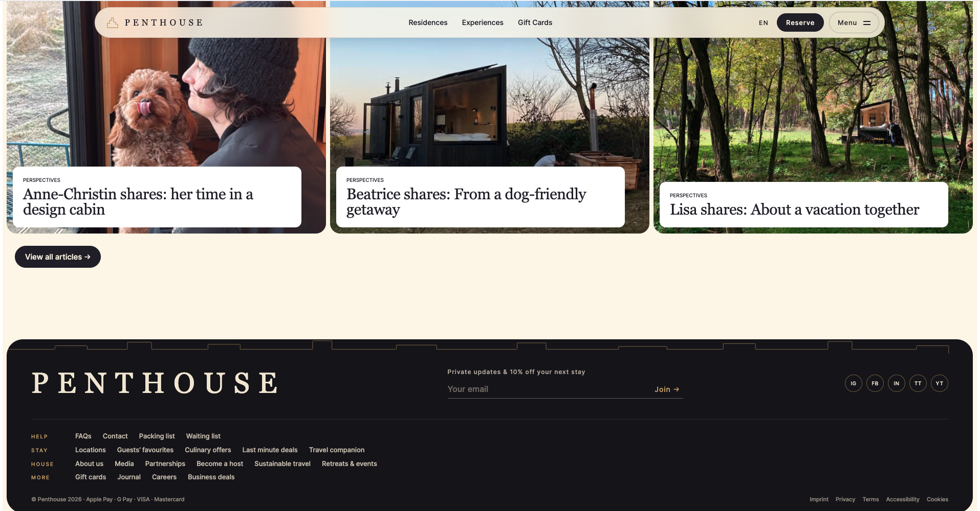 Cabin House screen 2
