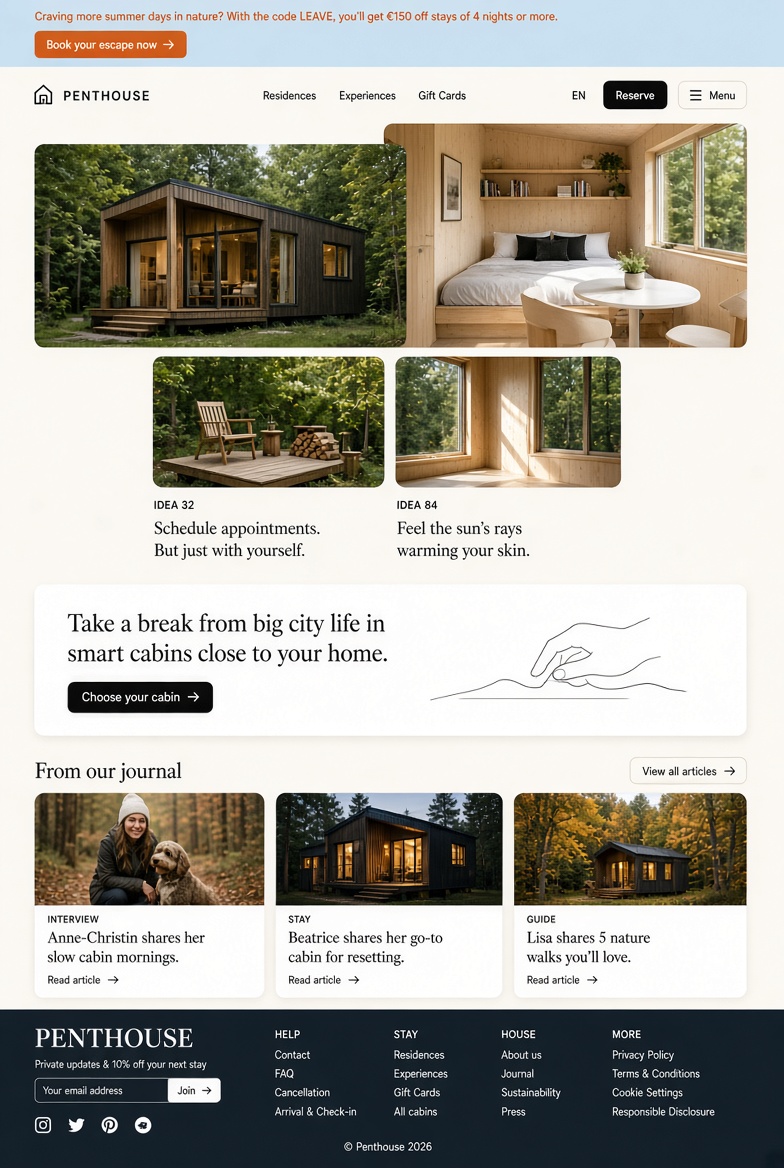 Cabin House full page